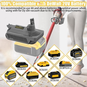 Adaptateur à convertir pour batterie d'aspirateur à main Dyson <span class=keywords><strong>V10</strong></span> compatible pour Dyson <span class=keywords><strong>V10</strong></span> Fluffy/Animal/<span class=keywords><strong>Absolute</strong></span> - Product Image 4