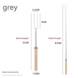 Forchette Telescopiche in Legno da 32 Pollici per Arrostire Marshmallow e Barbecue - Product Image 6