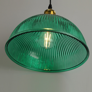 Luminaire suspendu simple de style nordique rétro pour bar et restaurant, style république américaine ancienne de Shanghai, café de campagne, luminaire suspendu en verre vert - Product Image 5