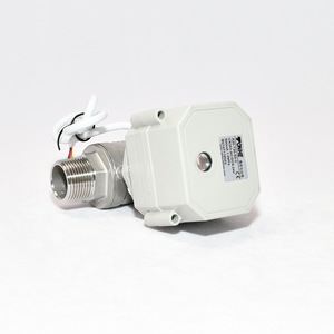 Vanne électrique TONHE 2 voies à passage complet en acier inoxydable pour compresseur d'air avec filetages intérieur et extérieur - Product Image 1