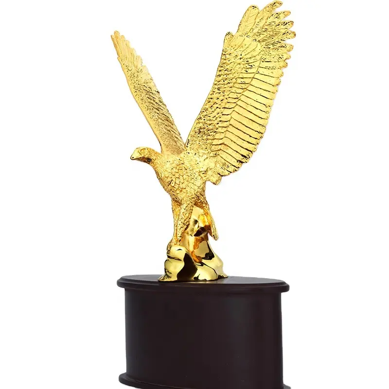 Enfeites de troféu do águia do falcon, design personalizado, ornamentos de troféu