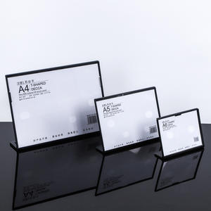 Großhandel A4 A5 A6 Acryl Anzeigetafel T-Form L-Form Acryl Zeichen halter Menü Display Stand - Product Image 3