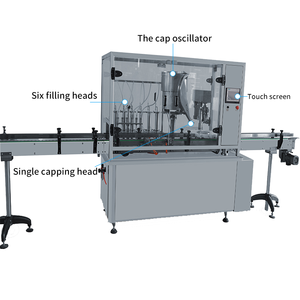Líquido oral aséptico Digital Automático/jarabe/jabón detergente líquido/maquinaria de sellado de tapado de llenado de botellas lineal líquido vicioso - Product Image 5