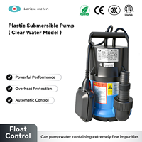 Pompe à eau submersible avec interrupteur à flotteur, pompe à eau propre automatique pour le vidange de piscine, la drainage des sous-sols et l'irrigation des jardins