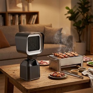 Easy Desktop Cooking Mini <b>Kitchen</b> Cooking Purifiers Multi Filtration Mini Desktop Range Hood With Oil Extractor - Product Image 2