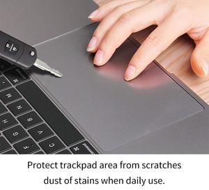 Housse de protection pour <span class=keywords><strong>MacBook</strong></span> Pro 14 Trackpad pour M3 M2 <span class=keywords><strong>M1</strong></span> Pro/Max <span class=keywords><strong>MacBook</strong></span> Pro 14 pouces Clear Anti Scratch Fingerprint Touchpad Skin - Product Image 5