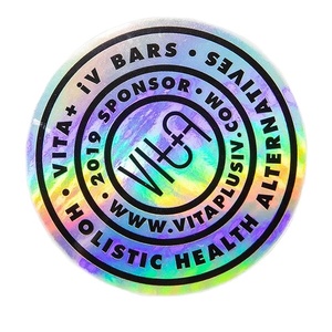 Tùy chỉnh làm xáo trộn bằng chứng Holographic Sticker Glossy Die cut Hologram in logo nhãn cho bao bì - Product Image 1