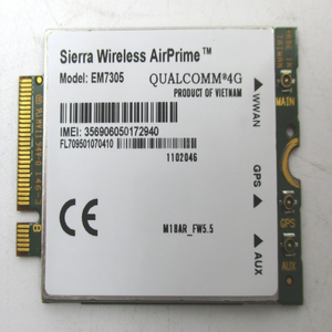 <span class=keywords><strong>Carte</strong></span> 4G WWAN PLC TAC EM7305 Sierra Wireless Airprime CF-54 CF-53 FZ-G1 pour produit sous garantie - Product Image 1