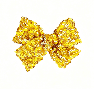 Fiocchi per capelli lunghi con paillettes, fermagli a fiocco, paillettes per capelli da ragazza - Product Image 1