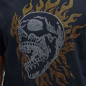 T-shirt personnalisé avec logo en strass T-shirts biologiques personnalisés pour hommes T-shirts imprimés - Product Image 2