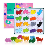 Crayons effaçables non toxiques et écologiques Bonvada en forme d'œuf, 36 couleurs, sans saleté, pour la peinture artistique des enfants - Vente chaude