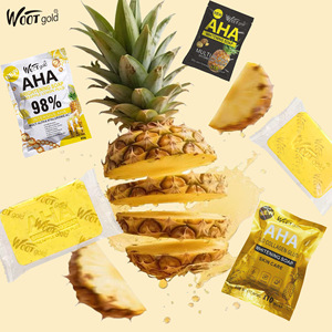 Jabón en Barra Transfronterizo en Bolsa, con Cúrcuma, AHA y Frutas, Arbutina, Iluminador, Hidratante, Limpiador, <span class=keywords><strong>Exfoliante</strong></span>, Purificador de Piel, 80g - Product Image 1