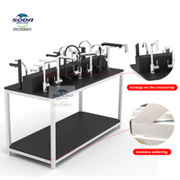 2025 vente chaude moderne Portable salle de bain Ware Rack robinet d'eau robinet pommeau de douche exemples affiche pour système de salle d'exposition