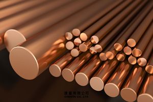 Taiwan Brand High Conductivity 99.9% Pure <b>Copper</b> Red <b>Copper</b> <b>Rods</b> Model C1100 for Electrical Equipment Cutting/Bending/Punching - Product Image 5