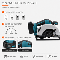 Scie circulaire sans fil 20V MAX sans balais, haute puissance, portable, professionnelle, fourniture d'usine OEM/ODM, meilleure qualité, outil super performant amélioré