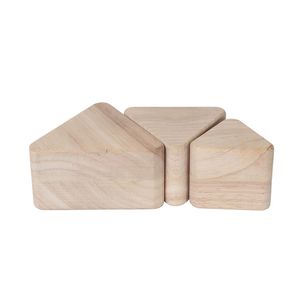 Ensemble de triangle en bois Orff pour la percussion, jouet musical sensoriel d'apprentissage précoce pour la maternelle - Product Image 2
