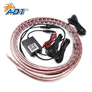 ไฟ LED RGB หลายสีแบบยืดหยุ่นสำหรับรถยนต์ ไฟใต้ท้องรถ กันน้ำ ไฟนีออนตกแต่งบรรยากาศใต้ท้องรถยนต์ - Product Image 1