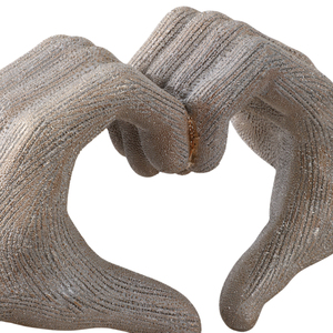 Scultura in ceramica a forma di cuore, ornamento decorativo per la casa, il bagno, l'ufficio, la scrivania, il soggiorno, statuetta - Product Image 5