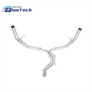 ท่อไอเสียสแตนเลสแบบกลางสำหรับอัพเกรด Audi B9 B9.5 S4 S5 3.0T - Product Image 5