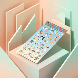 [Bisang Soopsoop] 3D Waterproof PVC Popcorn <b>Stickers</b> Traditional Korean Character Kids Stationery Cute Kawaii UV Printed Diary - Product Image 2