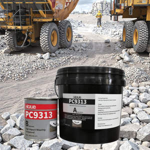 สารเคลือบป้องกันการสึกหรอสีเทาอมฟ้าสองส่วนประกอบ 10 กก. สำหรับงานเหมือง - Product Image 1