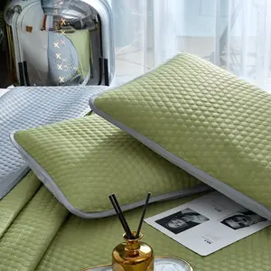 Yaz için lüks tersinir yatak kapitone soğutma battaniyeler kral boyutu yatak örtüsü seti