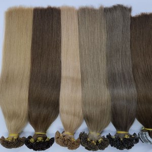 Extensiones de Cabello Humano con Punta Plana, Remy Liso, 60cm, Trama Individual, Color Natural - Product Image 3