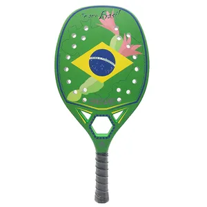 Nouvelle Arrivée Bas MOQ Personnalisé Carbone raquette de Tennis de Plage