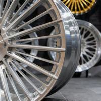 Rines de Aleación Forjados Multirradio en Plata Pulida TXING, de 18-20 Pulgadas, 5x112, Compatibles con Mercedes Clase C, E y S