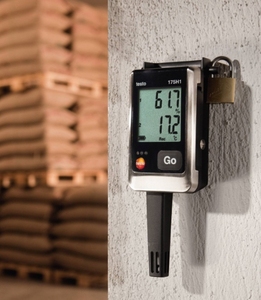 เทอร์โมมิเตอร์วัดอุณหภูมิและความชื้น Testo 175H1 รุ่นดั้งเดิม ขายดี พร้อมกล่องสแตนเลสและเซ็นเซอร์ภายนอก - Product Image 3