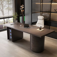 Scrivania Direzionale di Lusso per Ufficio, Tavolo da Manager, Scrivania per CEO, Arredamento per Ufficio
