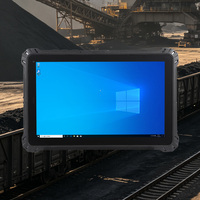 Tablette de capture d'empreintes digitales étanche IP67 pour tablette 10,1 pouces Celeron N5100 256 Go de stockage, pavé tactile de signature, caméra IR, RFID UHF pour l'inventaire