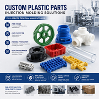 Servicio Profesional de Inyección de Plástico de Fábrica, Moldeo por Inyección de Plástico de Alta Precisión, ABS, PC, PP, PVC, PE