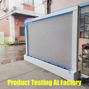 High Quality Glass and Steel <b>Mesh</b> Hanging Wedding Water Curtain Indoor Waterfall <b>Screen</b> Fountain Partition Decoration - Product Image 4