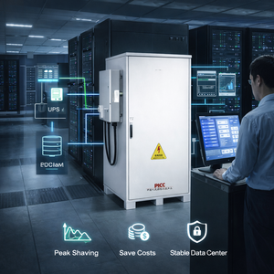 Inversor Híbrido Solar de 10KW con Batería LiFePO4 de 100kWh, Sistema de Almacenamiento de Energía en Red para Uso Industrial y Comercial - Product Image 1