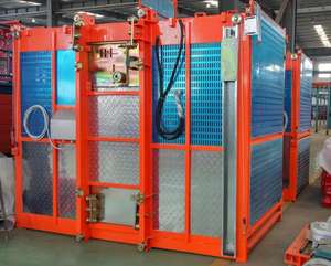 Katrol Lift konstruksi SC200 kabin tunggal untuk pembangun - Product Image 2