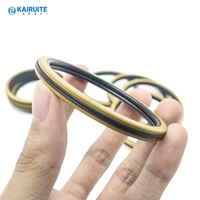 Doppel-O-Ring Kombinationsdichtung Sternförmig X-förmig PTFE-Dichtungsring für Kolbenzylinder Pneumatische Kolbendichtung Kolbendichtungen