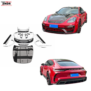 Kit carrosserie MSY Style en fibre de carbone pour 971 Sport Turismo : pare-chocs, jupes latérales, diffuseur, spoiler, passages de roue, capot - Product Image 1