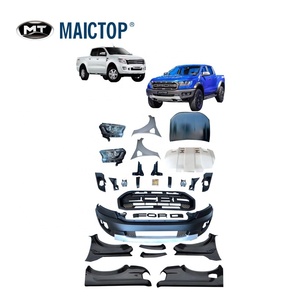 MAICTOP <span class=keywords><strong>Kit</strong></span> de mise à niveau d'accessoires de voiture de bonne qualité <span class=keywords><strong>Kit</strong></span> de conversion <span class=keywords><strong>Kit</strong></span> de carrosserie <span class=keywords><strong>pour</strong></span> <span class=keywords><strong>Ford</strong></span> <span class=keywords><strong>Ranger</strong></span> 2012-2015 Mise à niveau vers 2018 <span class=keywords><strong>Raptor</strong></span> T8 - Product Image 3