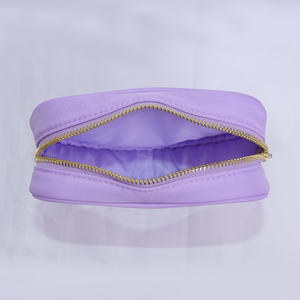 Trousse de Maquillage Légère et Écologique en PVC pour Femme Keymay, Motif Cœur Estival, Résistante à l'Eau, avec Fermeture Éclair, Pochette Organisateur - Product Image 5