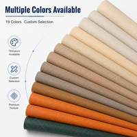 Feutre synthétique PVC imitation cuir tressé, tissu vinyle Rexine pour sacs à main, revêtements de canapé, décoration intérieure, ignifuge