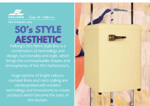 Mini Refrigerador Vertical Portátil Compacto de 76L, Mini Nevera Retro Manual de Una Puerta para el Hogar u Hotel - Product Image 6