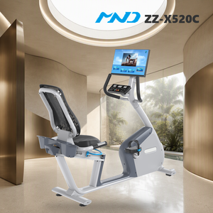 Bicicleta Reclinada Silenciosa de Alta Resistencia con Pantalla Sincronizada, Equipo de Gimnasio MND Fitness, Máquina de Cardio para Cadena de Gimnasios en <span class=keywords><strong>Barcelona</strong></span>, Grado Comercial - Product Image 1