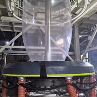 Machine d'extrusion de film à cinq couches Wuhan Jiusheng pour l'emballage alimentaire, équipement de haute qualité avec anneau d'air automatique