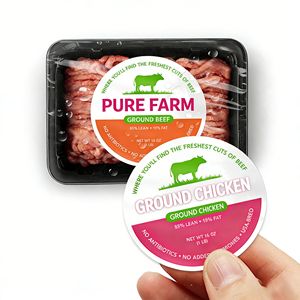 Etiquetas Adhesivas Personalizadas a Prueba de Agua para Alimentos, para Supermercados, Carne, Pescado y Productos Agrícolas - Product Image 4