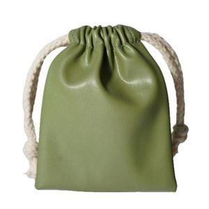 ถุงเก็บของแบบมีเชือกผูกกันฝุ่นทำจากหนัง PU - Product Image 4