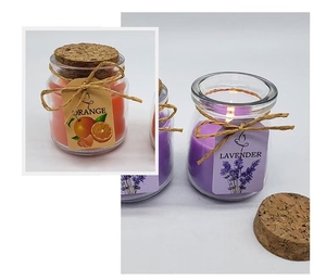 Bougie votive artisanale moderne en cire <span class=keywords><strong>de</strong></span> soja pour l'aromathérapie - Cadeau <span class=keywords><strong>de</strong></span> Diwali, Noël et anniversaire, parfum végétal, coffret cadeau - Product Image 5