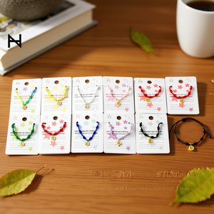 Ensemble de bracelets en acier inoxydable à sept étoiles, bijoux faits à la main, 12 pièces, cadeau unisexe - Product Image 3