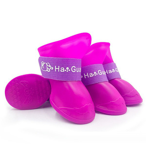 Waterproof Moisture-proof and <strong>Antibacterial</strong> Not Easy to Break Pet <strong>Silicone</strong> Baby Dog Shoes - Product Image 2