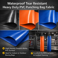 Tissu de sac de boxe imperméable, résistant à l'abrasion, en tissu ripstop tricoté chaîne, 900 g/m², 1000D, enduit PVC, type bâche